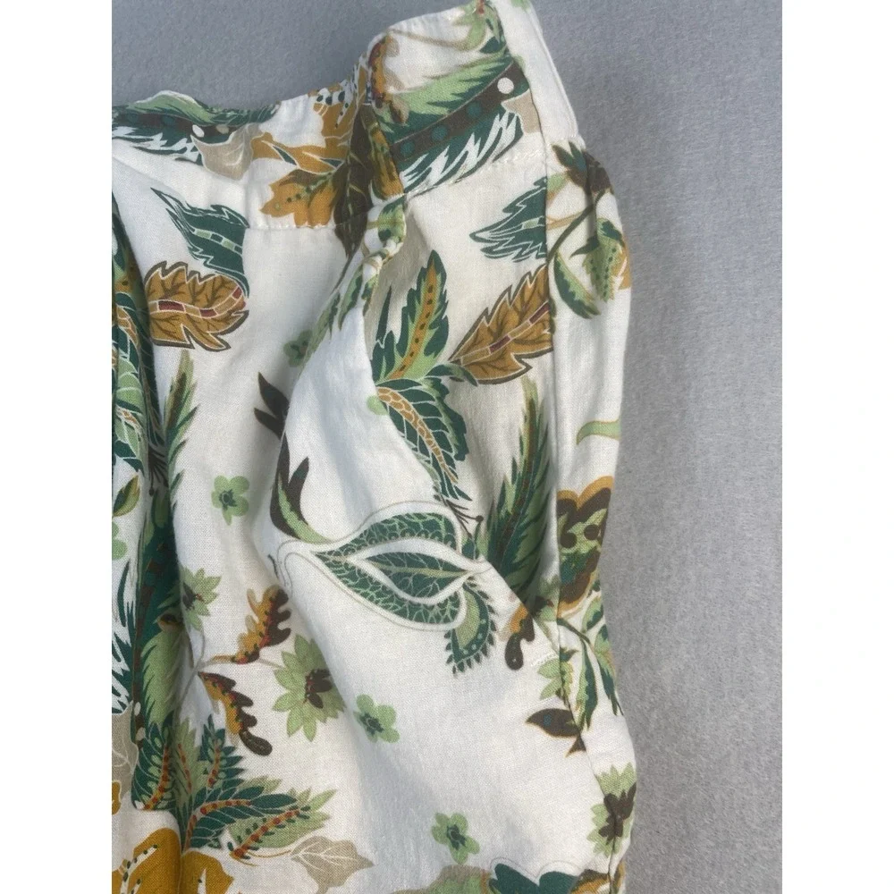 Philosophy Linen Blend Shorts Womens XL Pull-On Elastic Waist Pockets